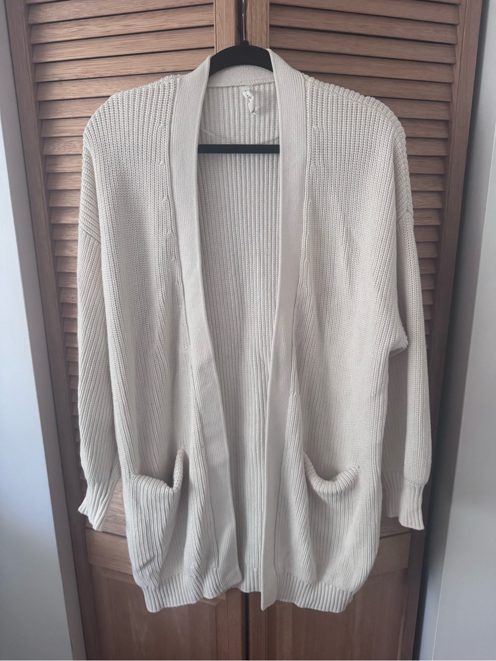Paper Label 100% Cotton Cardigan